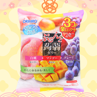 ORIHIRO - 日本蒟蒻果凍- 白桃+芒果+提子味 480G