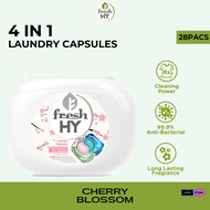 FRESH HY 4 IN 1 Laundry Capsules Cherry Blossom!! ! Discontinue Items!! Limited Edition