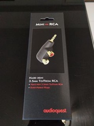 Audioquest 3.5mm mini to RCA adapter