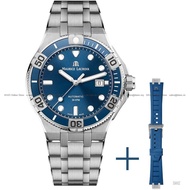 MAURICE LACROIX AI6058-SS002-430-2 Men's Watch AIKON Venturer 43mm Dual Bands Blue Special Package *Original