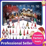 Christmas Gnome Calendar with Collectible Gnome Dolls Gnome Plush Toy Gnome Countdown Calendar for K
