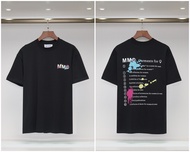 2024 Summer New Maison Margiela MM6 Maison Margiela High Quality Pure Cotton Double Yarn T-shirt Sho