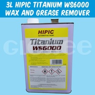 3L Hipic Titanium WS6000 Wax And Grease Remover Hipic Wiping Solvent