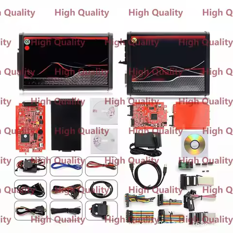 Online EU Red KESS V2 KTAG V5.017 2.80 Unlimited ECU Chip Tuning Kit K tag V7.020 2.25 OBD OBD2 Car 