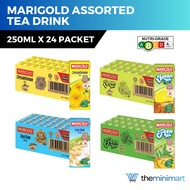 MARIGOLD Assorted Tea Drink (250ml x 24) Perfectly Balanced Refreshing Blend Natural Flavors Herbal Convenient