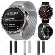 Stainless Steel Metal Strap Band for Garmin Fenix 8 51mm 47mm / 7X / 6 / 5X Plus / Fenix3 hr / Forer