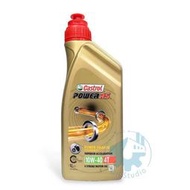 《油工坊》CASTROL POWER RS 4T 10W40 頂級合成 競技 MA2  紅色