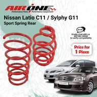 AIRONE Nissan Latio C11, Sylphy G11 Sport Spring Set