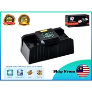 [ READY STOCK ] Automatic Card Shuffle Machine Poker Card Shuffler Game Card Shuffling Uno Card shuf