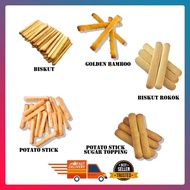 [BISKUT TIMBANG] MINI STICK / POGO / POTATO STICK / BATANG TEBU / GOLDEN BAMBOO / BISCUIT ROKOK TRAD