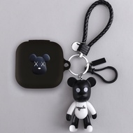 Beats Fit Pro Case Tide Brand Violent Bear Kaws Keychain Pendant Beats Studio Buds Silicone Soft She