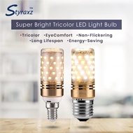 Styraxz, 3 Colour 12W 16W LED Bulb 3 Color IN 1 E27 E14 LED Bulb Daylight / Warm White / Cool White