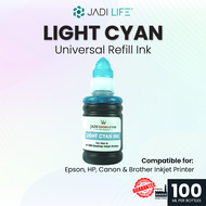 Jadi Universal Inkjet Printer CISS Refill Ink Dye Ink Light Cyan 100ml For Use In Epson HP Canon Brother Lexmark For for HP 678 680 682 60 61 67 703 704 46 22 21 27 702 63 65 901 902 803 802 21 22 682 57 58 71 inkjet Cartridge &amp; Ink Tank Jadi