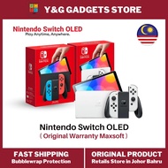Nintendo Switch OLED Maxsoft Console | White/Neon | Set | 1 Year Warranty | Enhanced Audio
