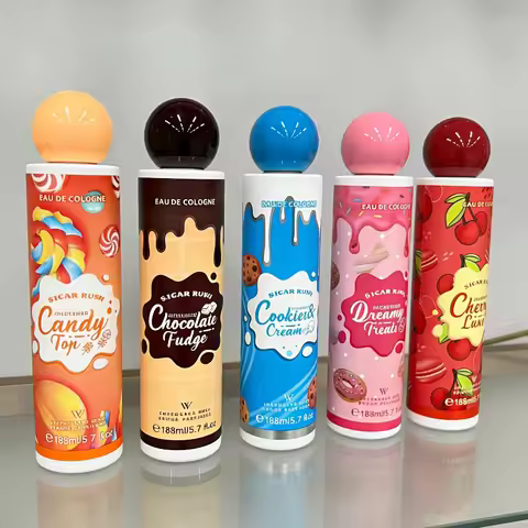 Rich Gourmand Perfume Unisex Fresh Berry Sweet Cookie Chocolate Cream Eau De Toilette Lasting Alluri