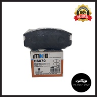 MKII Proton Saga 12V Iswara Wira 1.3 1.5 2.0D  D6070 (4pcs) Front Brake Pad (SIRIM Certified)