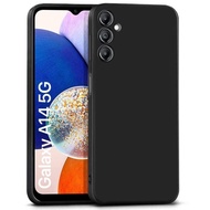CASE SAMSUNG A14 A24 A34 A54 SOFT CASE SLIM MATTE BLACK DOFF SOLID