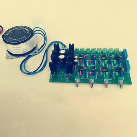 Electronic Prestage 3 way Crossover Board Linkwitz-Riley Filter Class A Power Supply Audio Frequency