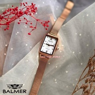 [Original] Balmer 8190L RG-1 Elegance Sapphire Women Watch with Mother of Pearl Dial Rose Gold Stainless Steel Mesh