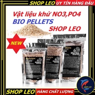 Bio pellet NO3 and PO4 reduction materials, materials for Biopellet inverters to remove No3 and PO4 