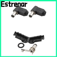 ESTRENAR 90 Degree Welding Connector, Right Angle Socket DC Power Male Plug, DC Power Male Plug Jack