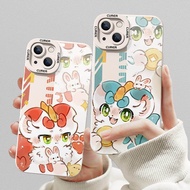 Suitable for Apple iphone17 Phone Case 15promax Anime 16pro Liquid Silicone 14plus All-Inclusive 13 