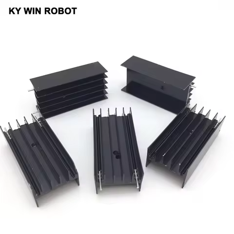 5pcs Aluminium TO-220 Heatsink TO 220 Heat Sink Transistor Radiator TO220 Cooler Cooling 23*16*50MM 