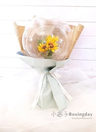 氣球花束(向日葵款)/畢業禮/母親節禮物/生日禮