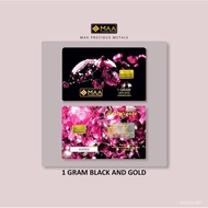 GOLD BAR MAA 999.9  1 GRAM (BLACK GOLD EDITION)