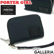 Porter Girl Ren Multi Case 833-16179 Wallet Yoshida Bag PORTER GIRL WREN Coin Case Coin Purse Small Mini Wallet Round Zipper MULTI CASE Women's Made in Japan