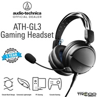 Audio-Technica ATH-GL3 Over-Ear Gaming Headset with Microphone