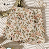 ️ Floral Skirt [Lovito]