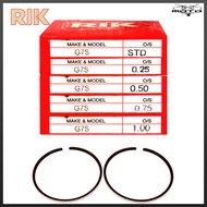 Moto Denki RIK Piston Ring Set For Kawasaki HDX/G7S