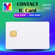 Contact IC Card 4428 and 4442 with SLE4442 Chip Smart Card- 1pcs