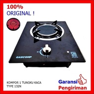 Kompor Gas Gascomp 132N 1 Tungku Kompor Kaca TanamDuduk BaraInfrared