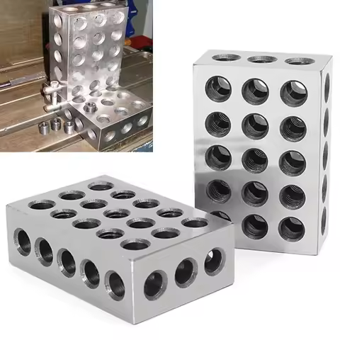 Precision Blocks Hardened Steel 1-2-3 Blocks 0.0001" Precision Matched Machinist 123 Milling Tool 23