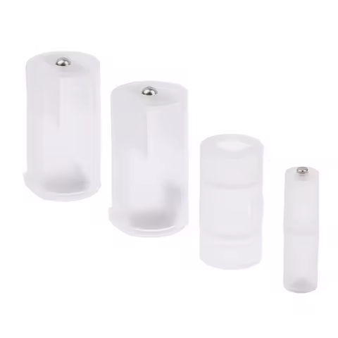 1Pc AAA/AA to C/D Battery Combination Cell Storage Box Adapter AAA AA Holder Case Converter Cases