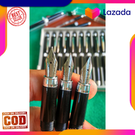 [DISKON] Fountain Pen Iridium Point Germany A.8 BLACK Nib Medium. Italic.Pena t - Pena Ijazah - Pena