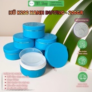 Combo of 10 blue K200 jars - 200gr - size 10x5cm - With spill-proof lid