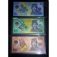 Brunei banknote set.(3 pcs set)