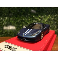 1/43 HH Model Ferrari 458 Speciale Matte Abu Dhabi Blue [MGM]