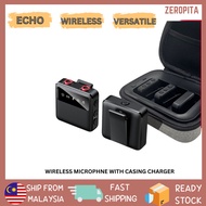 PROOCAM D01-PRO-3 2 to 1 wireless microphone for phone dslr live broadcast