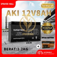 BATTERY AKI SPRAYER VARIASI 12V 8AH/9AH/10AH(BERGARANSI - AKI ACCU UPS BATERAI SPRAYER ELEKTRIK 12V