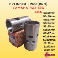 Yamaha RXZ RXZ135 (68mm/69mm/72mm/74mm) Cylinder Block Sleeve Engine Liner Cylinder Liner Sleeve Tuk