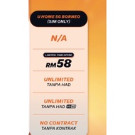 Umobile edisi sabah Wifi sim Uhome Sabah 5G Sim Only Umobile Postpaid Sim High Speed Unlimited Data 