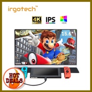 [ Local Ready Stocks ] IRGOTECH Portable Gaming Monitor 4K IPS  Monitor 15.6 inch ultra slim Portabl