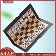 [Gedon] Foldable Mini Chess Set Portable Wallet Pocket Chess for Camping