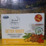 Detox Tea with Turmeric Moringa Leaves Mint Star Anise Ginger Bits etc. 20 tea bags Tea Brew House