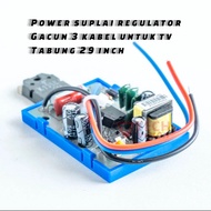 Gacun TV 29inc isi 3 kabel power suply regulator switching 21 17 14in GACUN MK 21 tabung kit