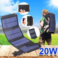 oldable Solar Panel 20W 50W 60W Portable Solar Panels Charger USB 5V DC Full Time Power Solar Panel